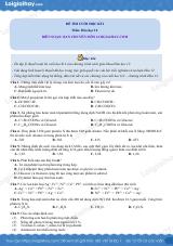 Đề thi học kì 1 Hóa 12 - Đề số 9